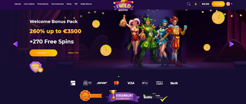 Στιγμιότυπο καζίνο iWild