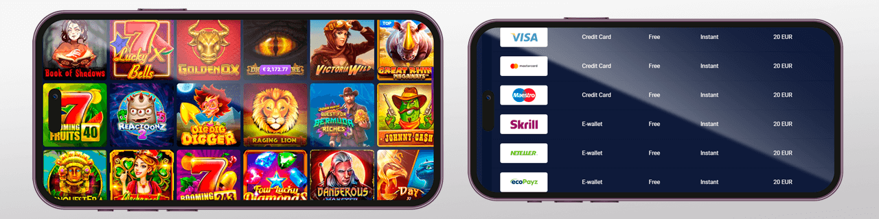 mobile casino payments