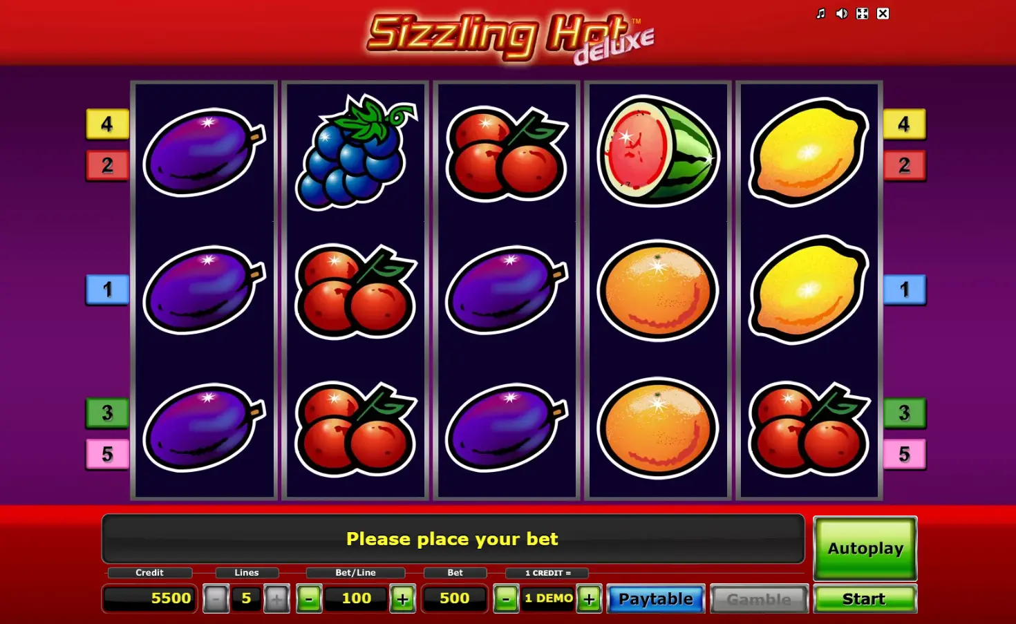 Sizzling Hot Deluxe